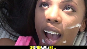 Tiny Black Daughter Fucked By Step Dad