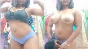 Desi babe flaunts her naked body in a sensual video