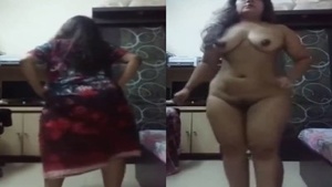 Naked showcase of a big-assed woman from Coimbatore
