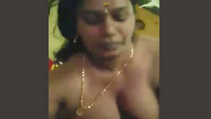 A mature Indian Auntie gives a blowjob to her ex-boyfriend