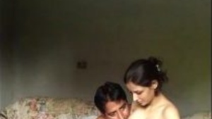Hot Indian bhabhi gets covered in cum in a Hindi video