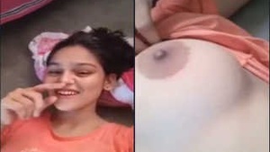 Busty Indian College Girl's Solo Playtime