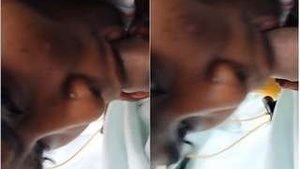 Tamil wife gives her husband a blowjob