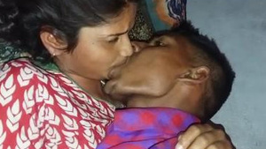 Indian couple in love: A romantic and passionate encounter