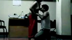 Office romance leads to steamy fucking session
