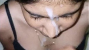 Watch as a man gets a facial pleasure in this erotic video