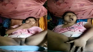 Bankura's amateur video of her masturbating and licking her pussy