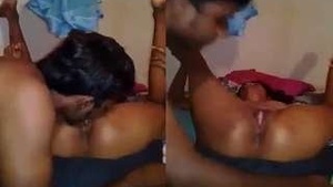Sri Lankan Tamil wife gets fucked and sucked