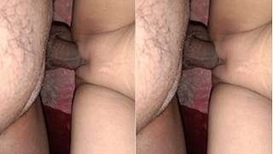 Amateur Indian wife with small breasts gets fucked by husband
