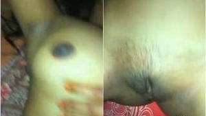 Horny wife enjoys rough sex with her husband