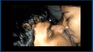 Telugu babe seductively sucks her breasts and strips naked