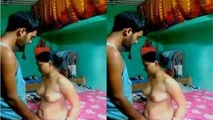 Bhabhi's passionate and intense romance leads to a steamy fuck session