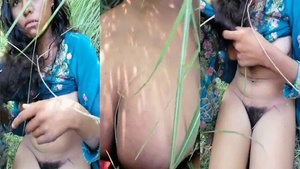 Desi Porn MMS Video Goes Viral with Outdoor Sex and Hairy Pussy