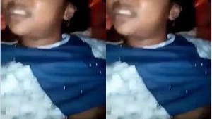 Exclusive video of a cute girl getting anal from a guy in the village