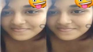 Indian girl with big boobs teases in part 2
