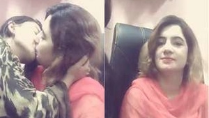 Exclusive video of Indian lesbian girls kissing and touching each other