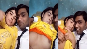 A couple in India records their intimate home video