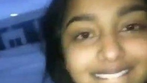 A real Indian girl gets fucked in a car in a sex video