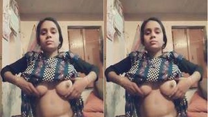 Indian girl flaunts her breasts and vagina in part 3