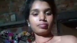 Village auntie's nude selfie in a porn video