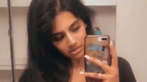 Tamil babe flaunts her body in a video of nude selfies