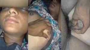 Desi village wife gets fucked by her sleeping uncle in homemade video