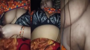 Busty Muslim woman flaunts her curves in video call