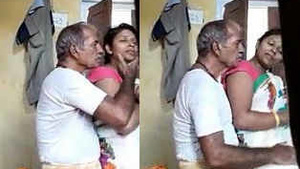 A mature woman's breasts in close-up in a Madurai video