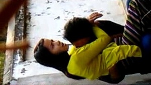 Hidden camera captures steamy outdoor sex with lover