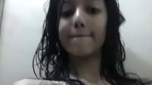 Desi girl's nude video in the bathroom