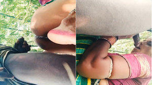 Desi couple enjoys outdoor sex in amateur video