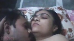 Indian wife gives her husband a handjob and gets him off
