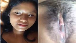 Exclusive video of a cute girl showing off her pussy