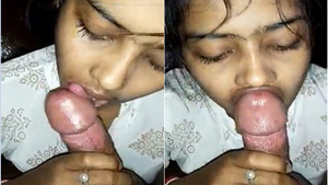 Desi girl gives an exclusive blowjob in HD video