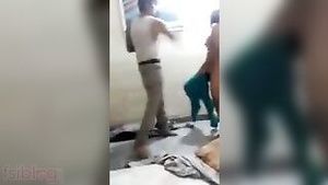 Pakistani MILF gets fucked by horny college students in hot MMS video
