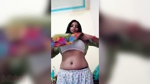 Big-boobed Desi girl in a hot scene from the movie Boob Show for FSI viewers