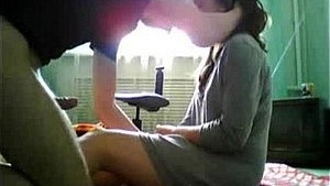 Homemade video of a girl asking to be fucked
