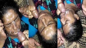 Indian widow receives a facial in MMS video