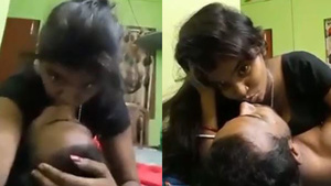 Lusty couple in desi webcam sex video