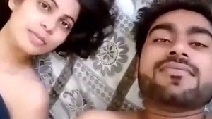 Indian couple shares passionate moments in a romantic video