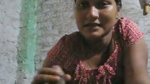 Village Bhabhi gives a BJ and masturbates in front of camera