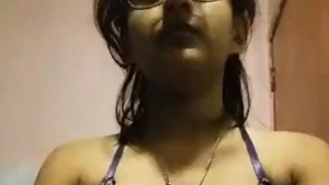 Extremely cute Indian girl strips naked in front of the camera