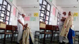 Pakistani headmaster and young female teacher engage in sexual activities