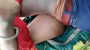 Horny Desi couple has outdoor sex in the village