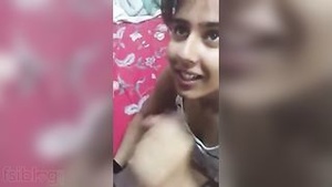 Gay Indian teenager gives a blowjob and gets cum on his face