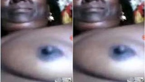 Exclusive video of bhabhi revealing her tits and pussy on video call