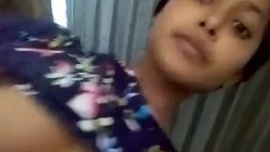 Cute Indian girl shows off her big boobs and masturbates on camera