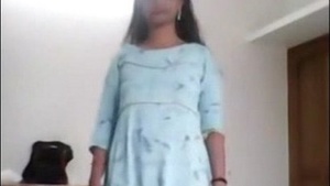 Keerthi, the Indian wife, in a seductive movie