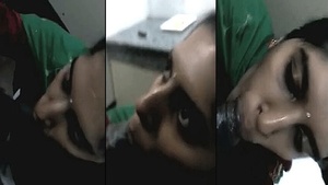 Desi wife's office sex video with blowjob leaked online