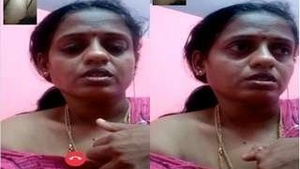 Indian college girl indulges in some naughty video call action